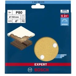 Bosch Disque Abrasif Auto-agrippant Expert C470 - 150 Mm - Grain 80 -Célèbre Outillage Magasin 2 2