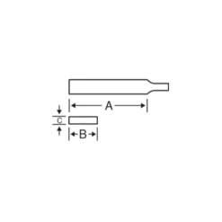 Râpe à Bois Plate Moyenne Piqûre Longueur 200 Mm Bahco 6-344-08-2-2