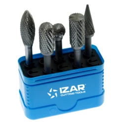 Fraise Lime Carbure Queue 6 Mm Coffret De 5 Pièces Izar 45810