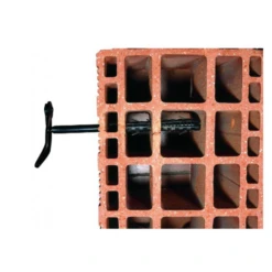 Arrêt Volet Parpaing Brique Creuse 190 Mm Tige Ø10mm Acier Noir X25 -Célèbre Outillage Magasin application brique creuse