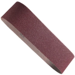 Bande Abrasive Sans Fin Corindon - 100 X 610 Mm Grain 80 - Lot De 3
