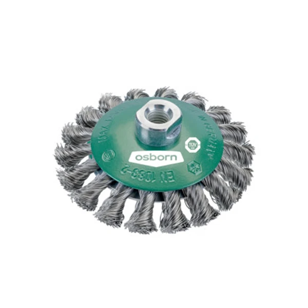 Brosse Conique Abrasive écrou M14 X 2.0 100 Mm Mèches Acier Inoxydable 4 Brosse Conique Abrasive écrou M14 X 2.0 100 Mm Mèches Acier Inoxydable – Image 2