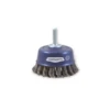 Brosse Coupelle Abrasive Tige 6mm Diamètre 65 Mm Fils D'acier Noués -Célèbre Outillage Magasin brosse coupelle abrasive os 1