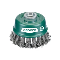 Brosse Coupelle Abrasive écrou M14 X 2.0 Ø 65 Mm Mèches Torsadées Acier -Célèbre Outillage Magasin brosse coupelle osborn acie