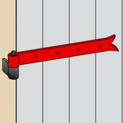 Penture Queue De Carpe Torbel 40 X 6 Mm Gond 16 Mm Longueur 800 Mm -Célèbre Outillage Magasin carpe2