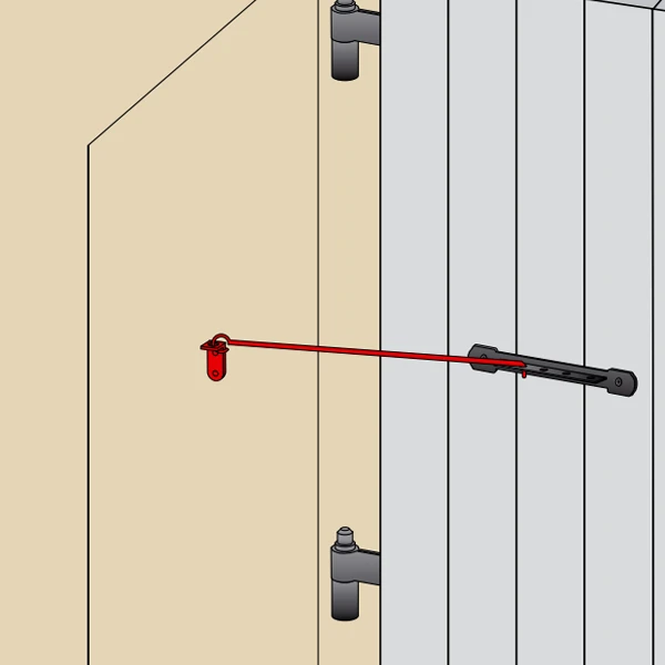 Crochet à Crémaillère Sur Platine Aluminium Blanc Torbel Longueur 500 Mm 4 Crochet à Crémaillère Sur Platine Aluminium Blanc Torbel Longueur 500 Mm – Image 2