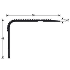 Nez De Marche Maxi Strié Percé Alu Incolore 60 X 44 Mm Longueur 3 Mètres Romus 15553 7 Nez De Marche Maxi Strié Percé Alu Incolore 60 X 44 Mm Longueur 3 Mètres Romus 15553 -Célèbre Outillage Magasin d1555
