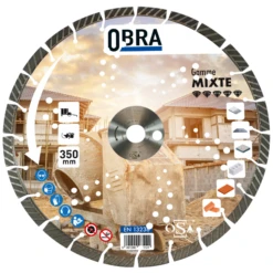 Disque Diamant Mixte Haut De Gamme Ø 350 Mm