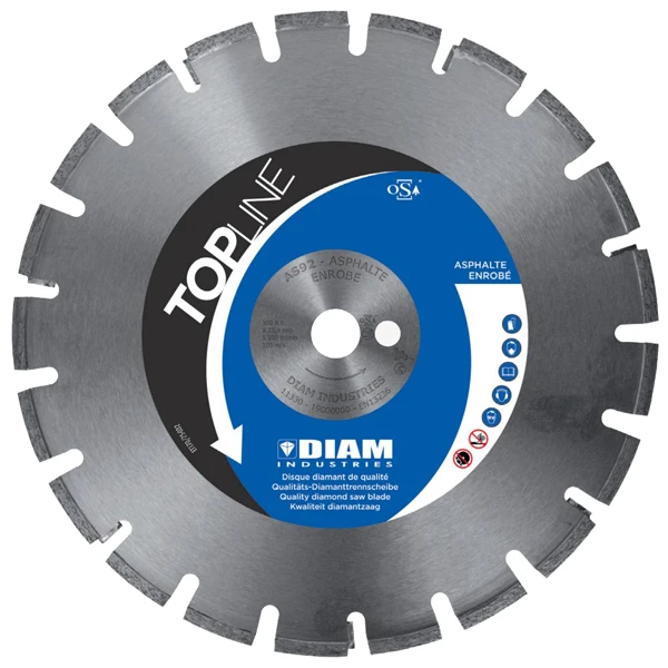 Disque Diamant Asphalte, Enrobé Abrasifs Ø350 Mm 25,4 Mm AS92 E08 Diam 4 Disque Diamant Asphalte, Enrobé Abrasifs Ø350 Mm 25,4 Mm AS92 E08 Diam – Image 2