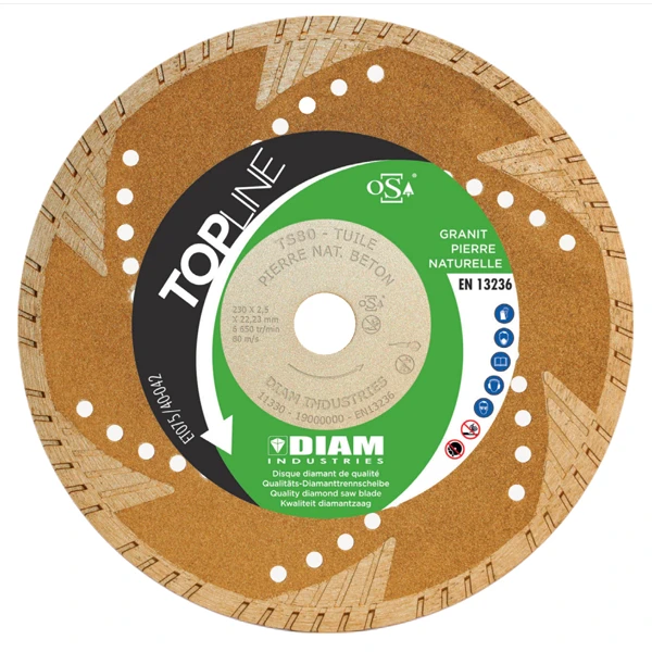 Disque Diamant Granit Béton Tuile Ø230 Mm X 22,23 Mm TS80230 5 Disque Diamant Granit Béton Tuile Ø230 Mm X 22,23 Mm TS80230 – Image 3