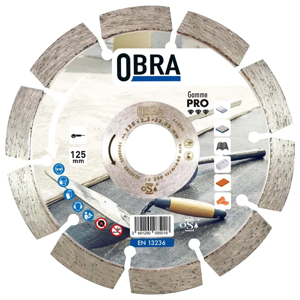 Disque Diamant Pro Pour Matériaux Durs Ø 125 Mm 3 Disque Diamant Pro Pour Matériaux Durs Ø 125 Mm