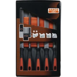 Lime D'atelier Jeu De 5 Limes De Longueur 200 Mm : Bahco 1-478-08-1-2 -Célèbre Outillage Magasin imageproduct365149 2