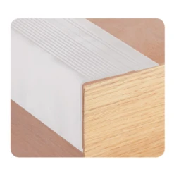 Nez De Marches Méga Strié Romus 56,5 X 70 Mm Alu Incolore 3 Mètres