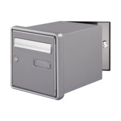 Boîte Aux Lettres Passemur à Encastrer Decayeux Channel - Double Face Gris RAL 7037