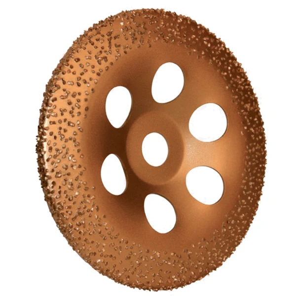 Plateau Diamant Plat Multi-matériaux - Ø125 Mm - Alésage 22,23mm - Grain 14 - Carbure Tungstène 4 Plateau Diamant Plat Multi-matériaux - Ø125 Mm - Alésage 22,23mm - Grain 14 - Carbure Tungstène – Image 2