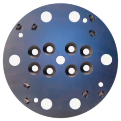 Plateau Polycristallins Ponceuse Sol Époxy Peinture Résine Ø250 Mm