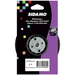 Plateau Sidamo Auto-agrippant Pour Meuleuse écrou M15