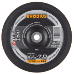 Disque à Meuler Métaux RS24 Rhodius 230 X 7.0 X 22.23 Mm 200377