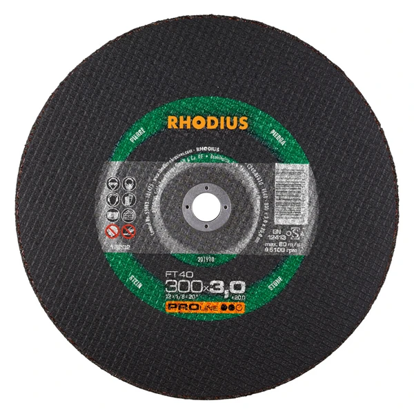 Disque à Tronçonner Pour Pierre FT 40 300 X 3 X 20 Mm 201910 3 Disque à Tronçonner Pour Pierre FT 40 300 X 3 X 20 Mm 201910