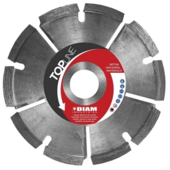 Disque Diamant DJA TopLine Diam Industries - Ø 125 X 22,23 Mm - Joints Durs-tendres - 32 X 6.6 X 7 Mm