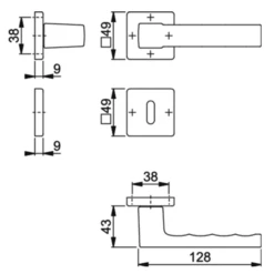 Ensemble Sur Rosace Clé En L Toulon Hoppe Alu Finition Noir Mat 11637614 7 Ensemble Sur Rosace Clé En L Toulon Hoppe Alu Finition Noir Mat 11637614 -Célèbre Outillage Magasin schema 1