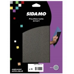 Feuille Toile émeri Métaux Ferreux Non Ferreux Grain 100 Sidamo 10910402