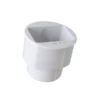 Tampon Réducteur MEP TR680 Pour Tuyau En Alu 60x80 Mm - PVC Blanc -Célèbre Outillage Magasin tampon blanc